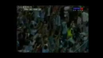 Argentina 4 X 0 Peru - Copa America 2007