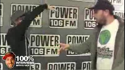 Justin Bieber interview at Power 106 with Vickone 