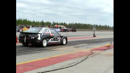 Audi S2 Coupe 1/4 миля драг (1007 конски сили)