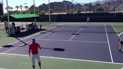 Rafael Nadal Indian Wells 2013 - Practice Hd