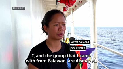 Китай спря коледен конвой от 40 филипински кораба с подаръци (ВИДЕО)