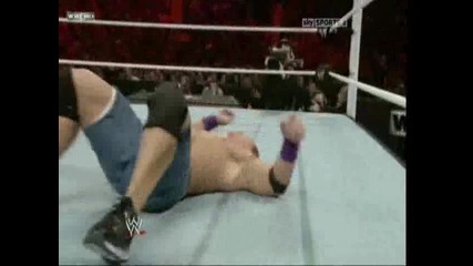 Raw - John Cena Vs. David Otunga