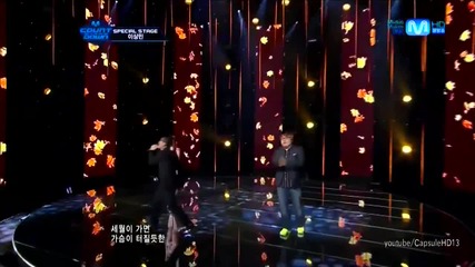 (hd) Lee Sang Min - As time goes by ~ M Countdown (05.07.2012)