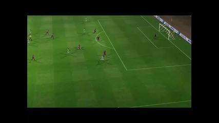 Top 10 goals on Pes 2011 #1