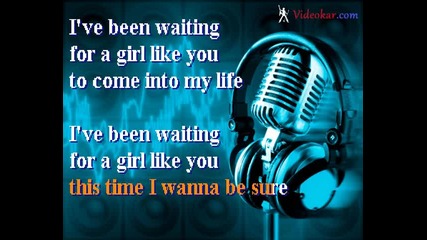 Foreigner - Waiting For A Girl Like You (karaoke)