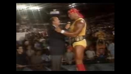 1991.09.14 Superstars - Hulk Hogan interview about Ric Flair [prelude to Sseries]