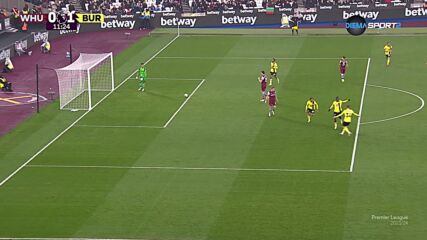 Burnley FC with a Spectacular Goal vs. West Ham United
