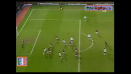3.1.2010 Уест Хям - Арсенал 1 - 2 (1 - 1) гол на Рамзи 