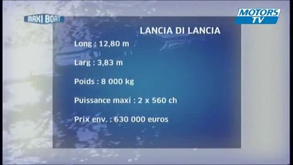 Maxi Boat Essai Lancia di Lancia 