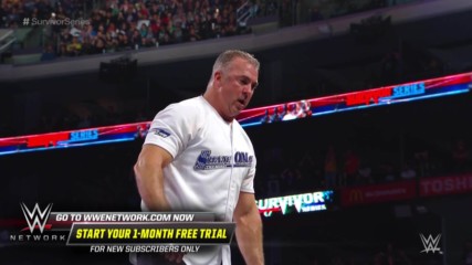Shane McMahon elbow drops Braun Strowman through announce table: Survivor Series 2018 (WWE Network Exclusive)