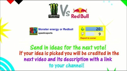 Monster Vs Red Bull