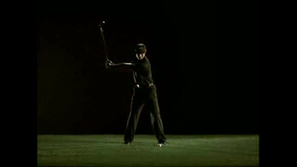 Тайгър Уудс Обикновено Голф Swing 