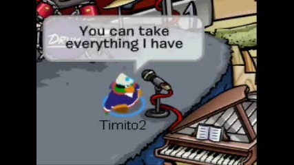 Demi Lovato - Skyscraper в Club Penguin