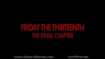 Friday The 13th: Тhe Final Chapter (part 4)