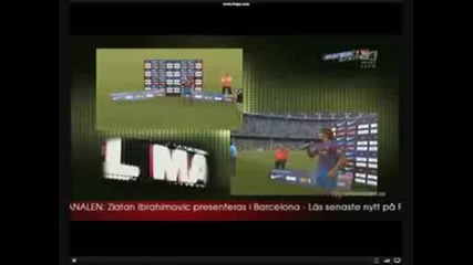 Zlatan Ibrahimovic - Presentation Barcelona Camp Nou 27 July 2009 Hq presentation