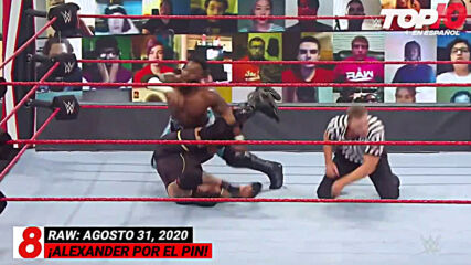 Top 10 Mejores Momentos de Raw En Español: WWE Top 10, Ago 31, 2020