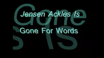 Jensen Ackles - No More Words