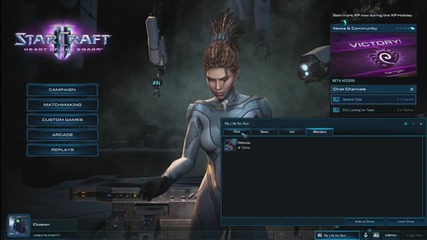 Starcraft 2: Heart of The Swarm - Social Features Trailer