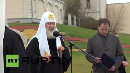 Russia: Patriarch Kirill blesses new Prince Vladimir monument in Moscow