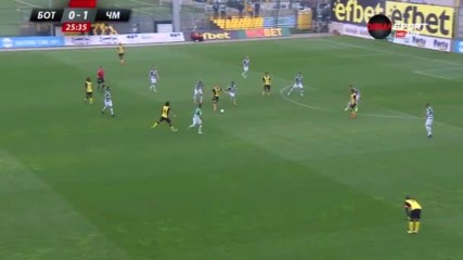 Ботев Пловдив - Черно море 0:3 /първо полувреме/