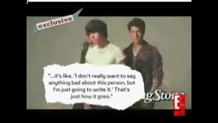 Jonas Brothers - Rolling Stone Cover (e News)