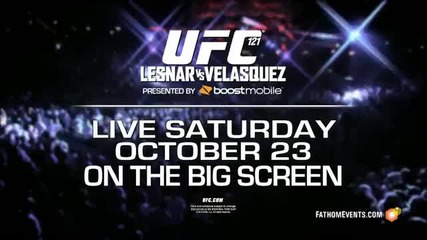 Ufc 121 Returns to The Big Screen 