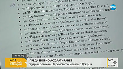 Предизборно асфалтиране?