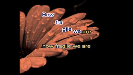 Sting - Fragile (karaoke)
