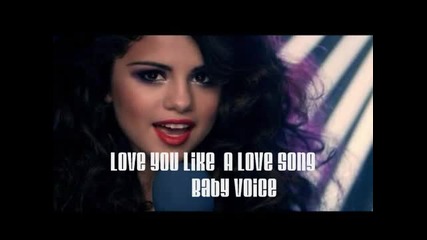 Love You Like A Love Song - Baby Voice