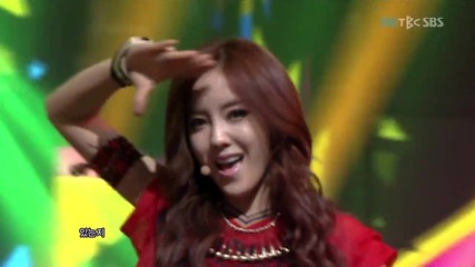 T - Ara - Lovey - Dovey ( Remix ) ( 05-02-2012 S B S Inkiyago )