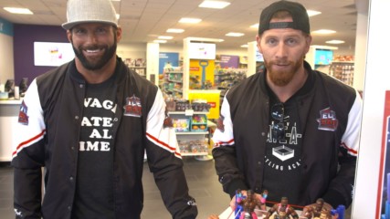 Zack Ryder and Curt Hawkins invade Mattel HQ
