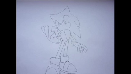 how to draw Sonic The Hedgehog