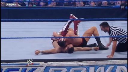 Beautiful Disaster on Daniel Bryan in the top rope