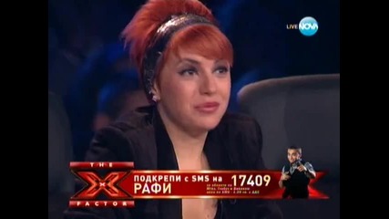 Кавър на Rolling in the deep ( Adele ) Рафи - X - Factor България 29.11.2011 - Видео