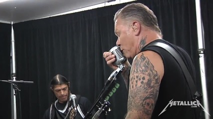 Metallica - Harvester Of Sorrow & Battery ( Tuning Room ) - Stockholm, Sweden 2014