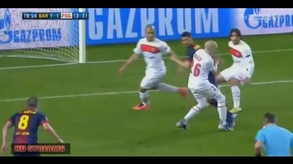 Barcelona vs Psg 1 1 Pedro