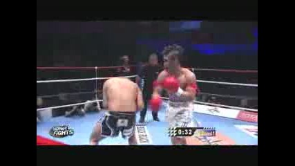 Gokhan Saki vs Keijiro Maeda. ( K - 1 Worldgp Yokohama 2009 ) part 2/2