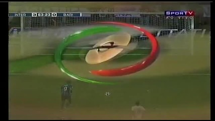 fc - internazionale - 3 22.09.2010 Интер 3 - 0 Бари втори гол на Самуел Ето о 