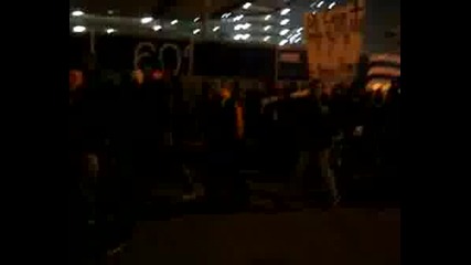 Феновете На Рома На Път За Мач 