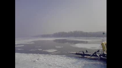 Ледохода по р.дунав днес-край гр.видин
