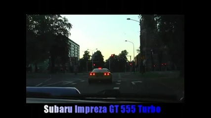 Corvette C4 vs Impreza gt 555 turbo