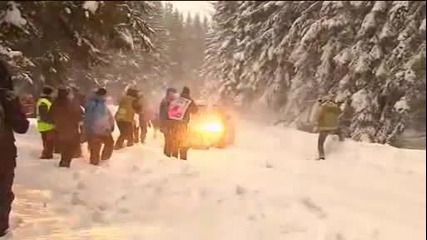 Kimi Raikonen crashes - Wrc Rally Sweden 2011 