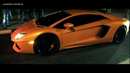 Lamborghini Aventador срещу Nissan G T R - Улична гонка