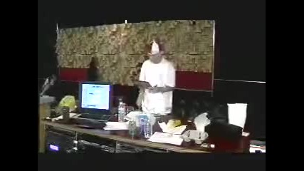 eminem in the studio