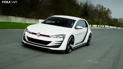 Volkswagen Design Vision Gti (503 hp) on Racetrack