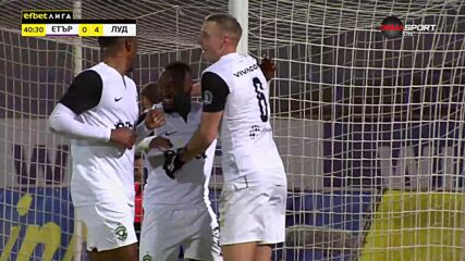 Етър - Лудогорец 0:4 /първо полувреме/