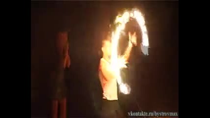 Fire Spinning in Russia