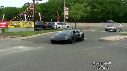 Black Lamborghini Lp670-4 Sv Steals the car show...