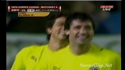 villarreal - 1 - 0 - lazio - pires 