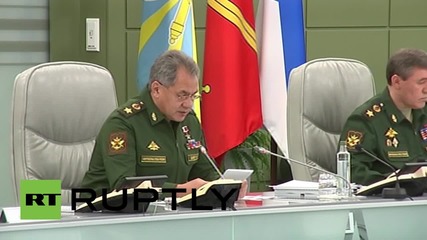 Russia: DM Shoigu holds minute's silence for Sinai crash victims